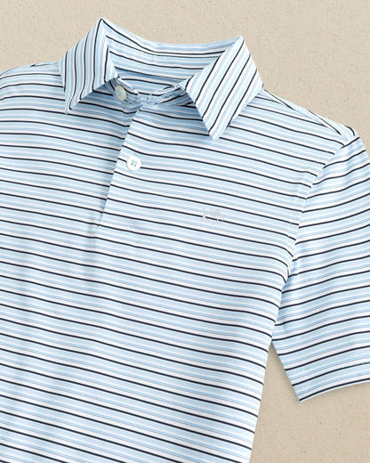 Southern Tide Youth Driver Oyster Creek Stripe Polo