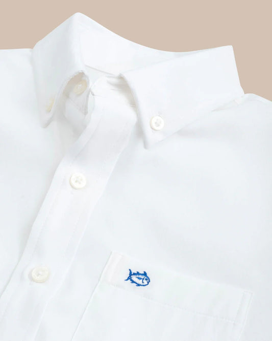 Southern Tide Youth Solid Inter Coastal Sport Shirt