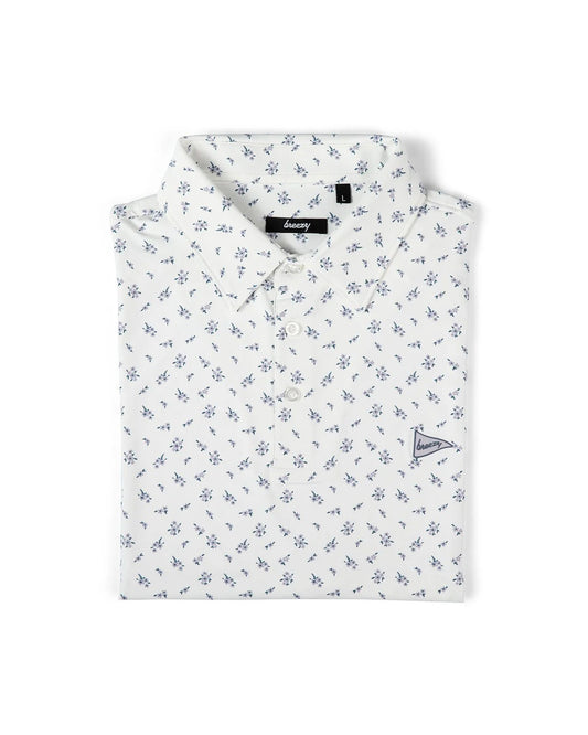 Breezy Windy Lavender Polo