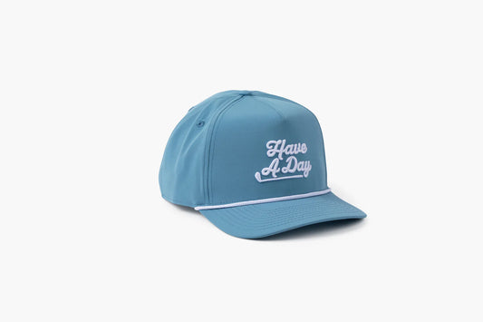 Breezy Have A Day Rope Hat Light Blue