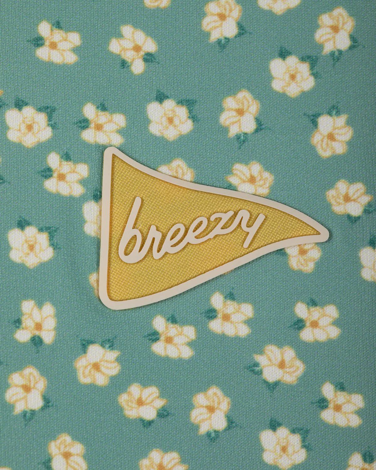 Breezy Green Magnolias Polo