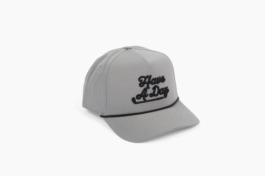 Breezy Have A Day Rope Hat Grey