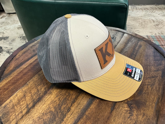 K&K Richardson 112 Leather Patch Hat