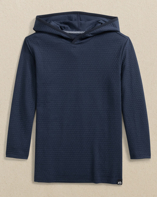 Southern Tide Youth Scuttle Heather Hoodie Navy