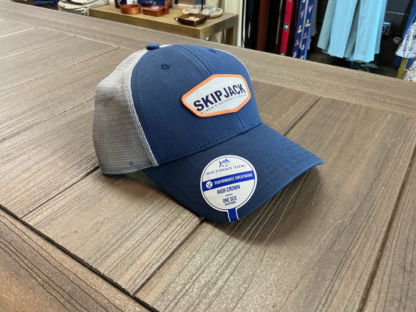 Southern Tide Vintage Badge Trucker Hat