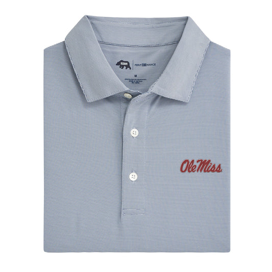 Onward Reserve Ole Miss Hairline Stripe Perf Polo