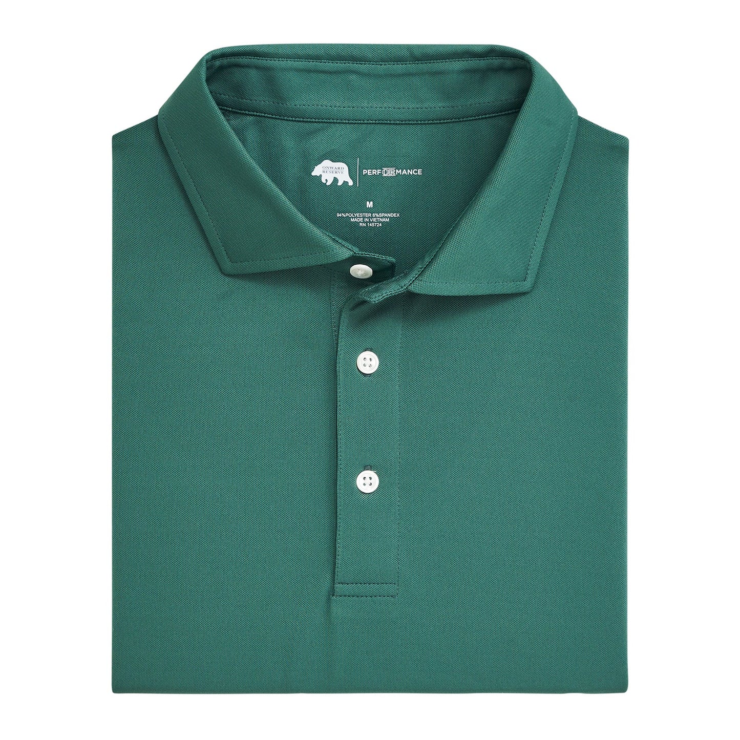 Onward Reserve Solid Perf Pique Polo