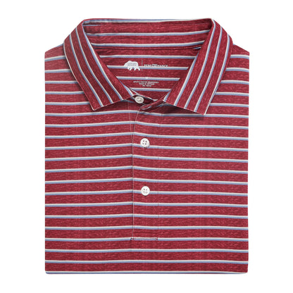 Onward Reserve Fairway Stripe Perf Polo