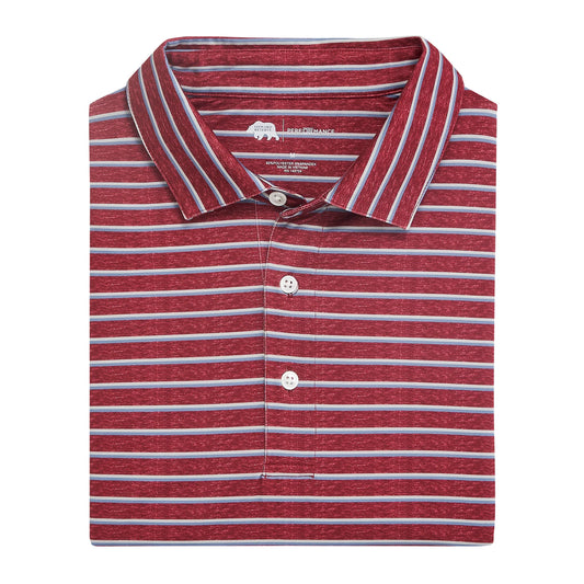 Onward Reserve Fairway Stripe Perf Polo