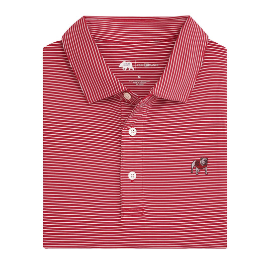 Onward Reserve Birdie Stripe Performance Polo