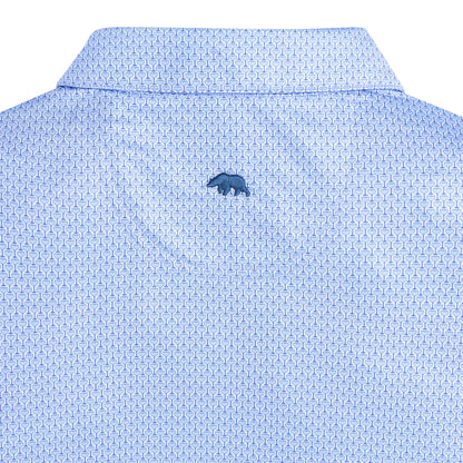 Onward Reserve Night Owl Printed Perf Polo