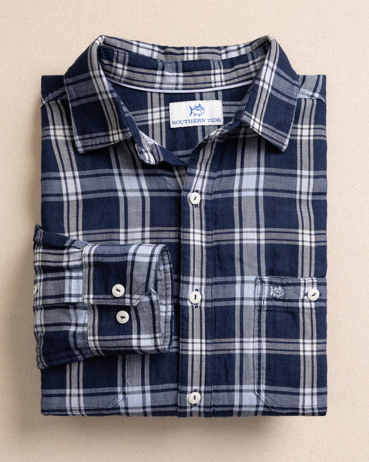 Southern Tide Plaid Sport Shirt