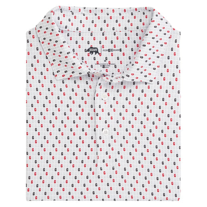 Onward Reserve Vintage G Tossed Perf Polo