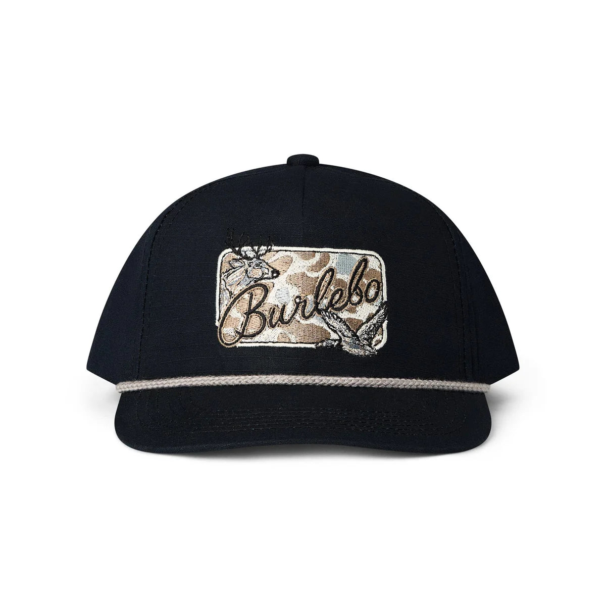Burlebo Cap- Camo Patch Black