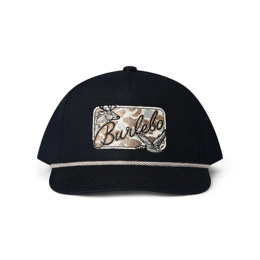 Burlebo Cap- Camo Patch Black
