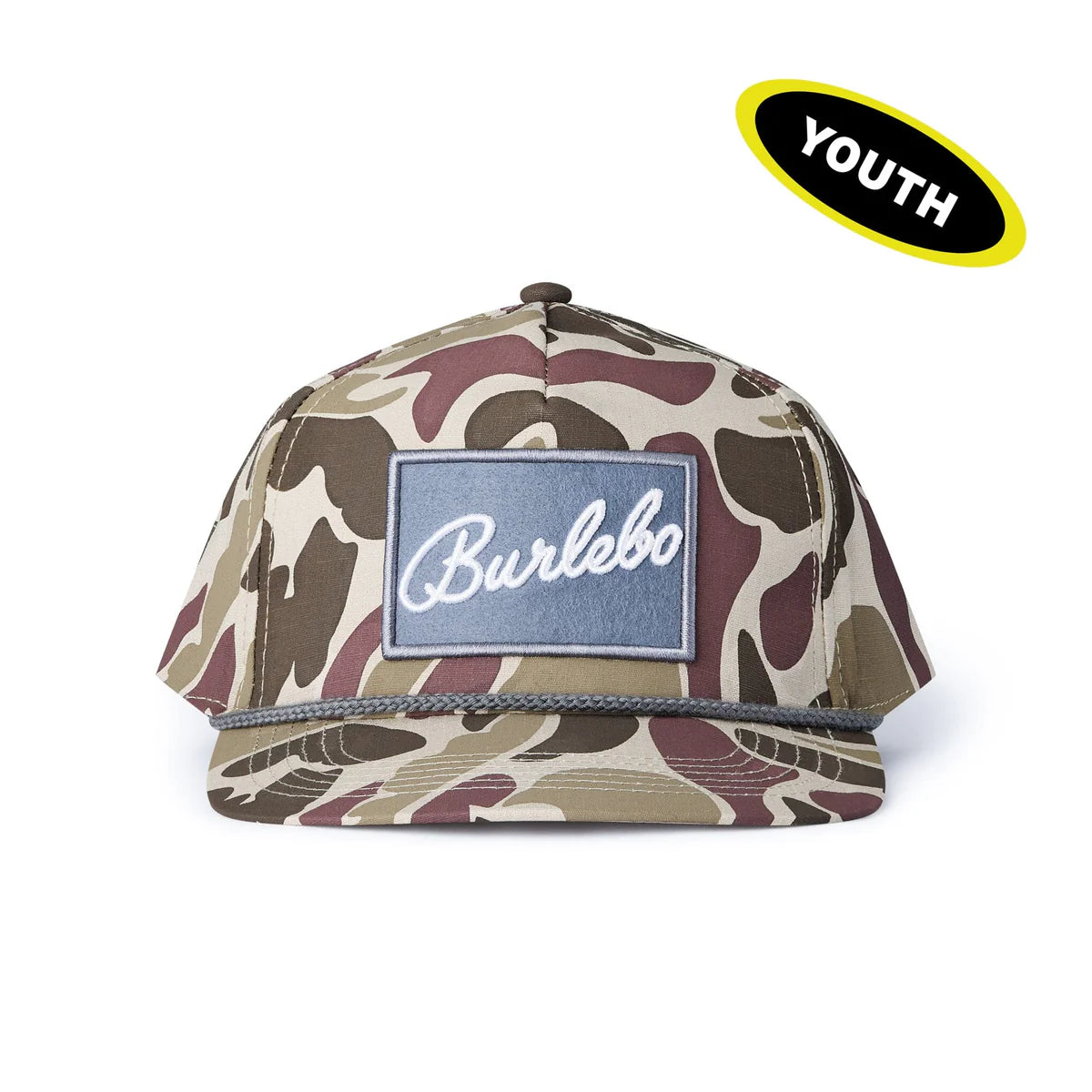 Burlebo Youth Cap Grey Patch Camo