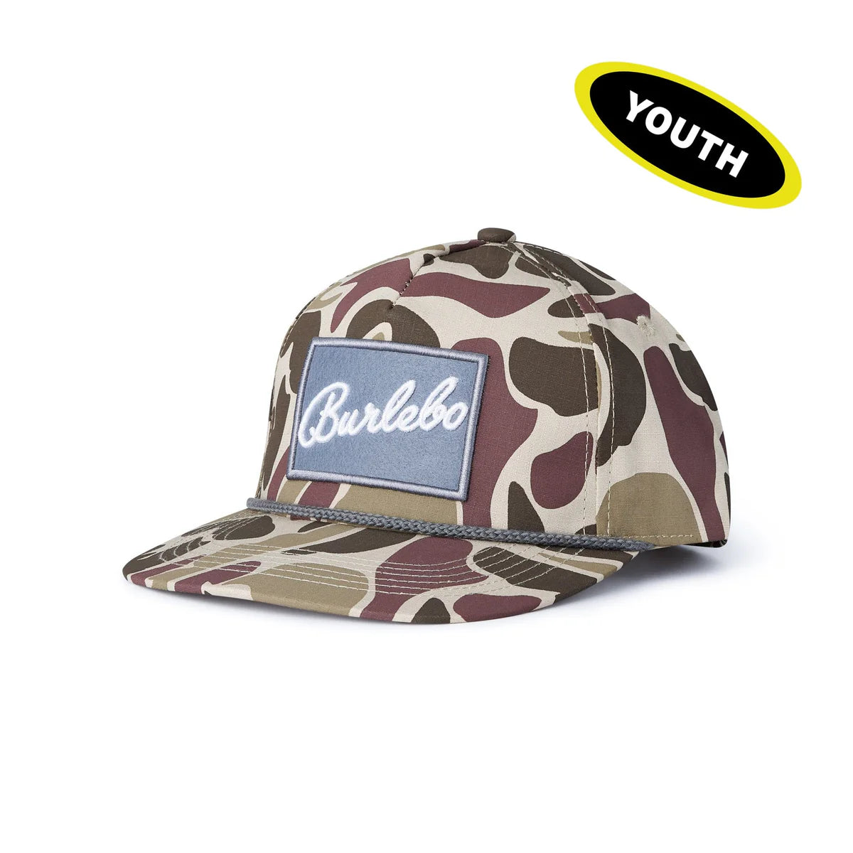Burlebo Youth Cap Grey Patch Camo