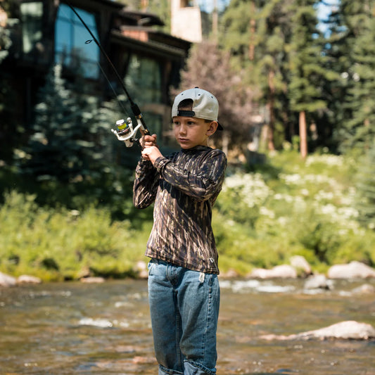 Burlebo Youth Performance Hoodie Midland Camo