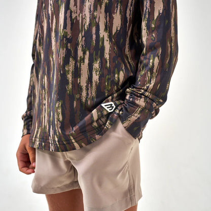 Burlebo Youth Performance Hoodie Midland Camo