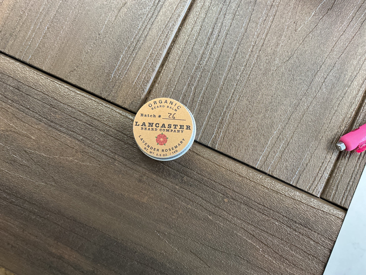 Lancaster Beard Company Organic Beard Balm