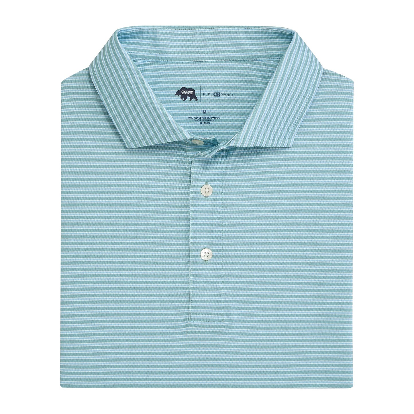 Onward Reserve Trophy Stripe Performance Polo