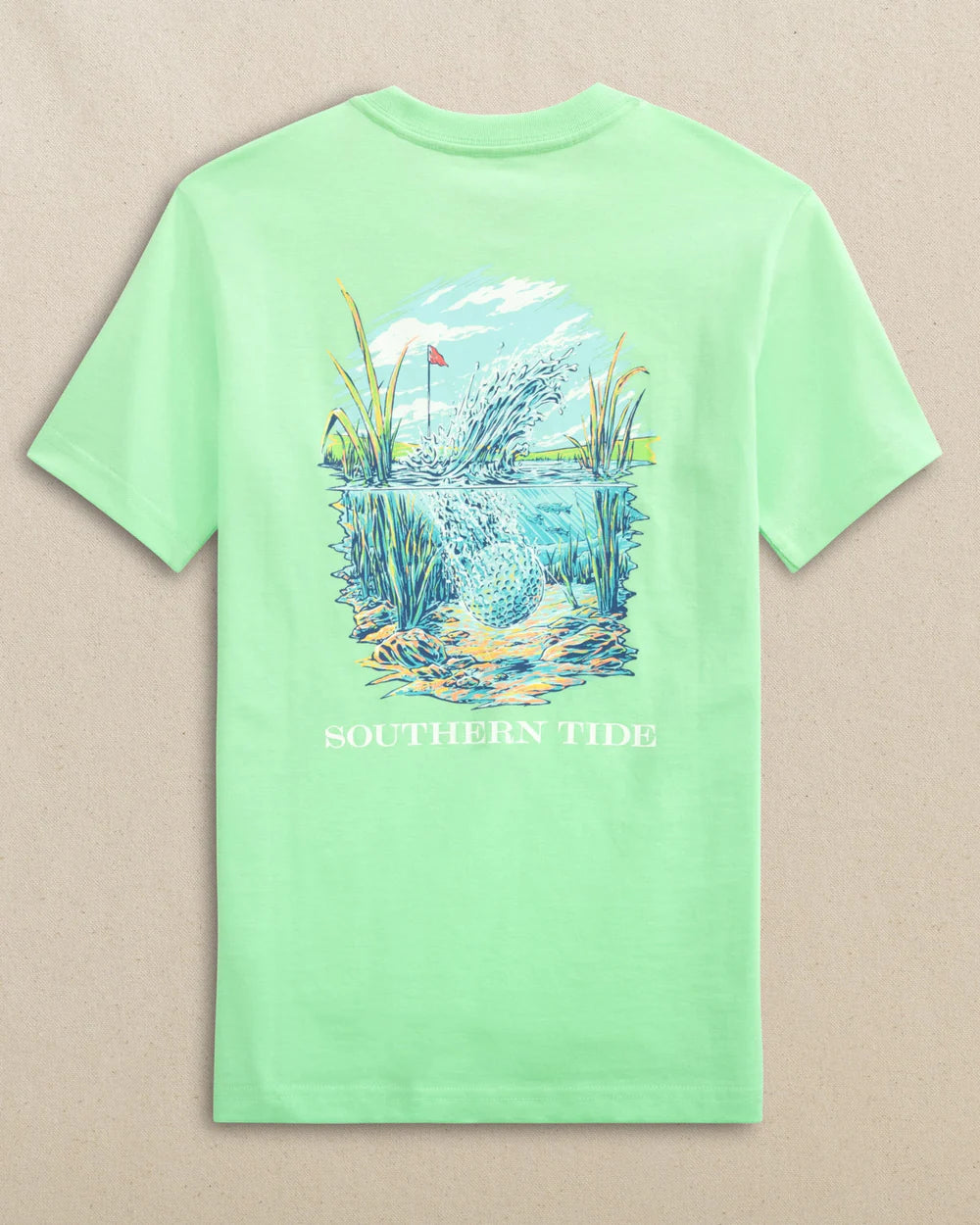 Southern Tide Youth SS Golf Close One Tee