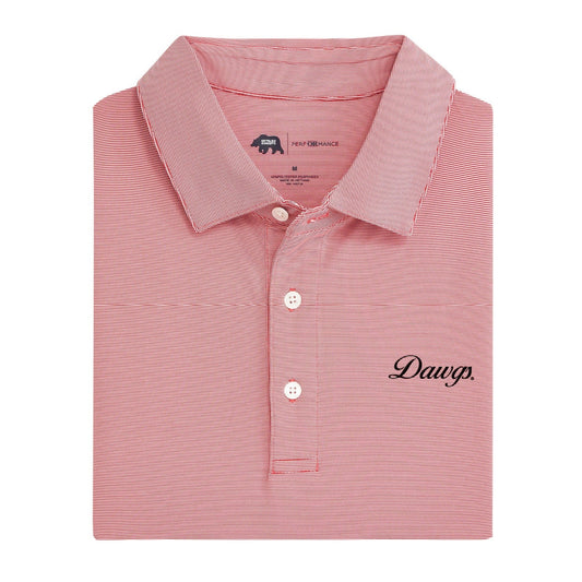 Onward Reserve UGA Dawgs Vintage Script Hairline Polo