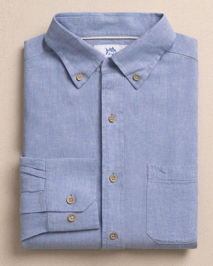 Southern Tide Sunset Ridge Linen Sport Shirt