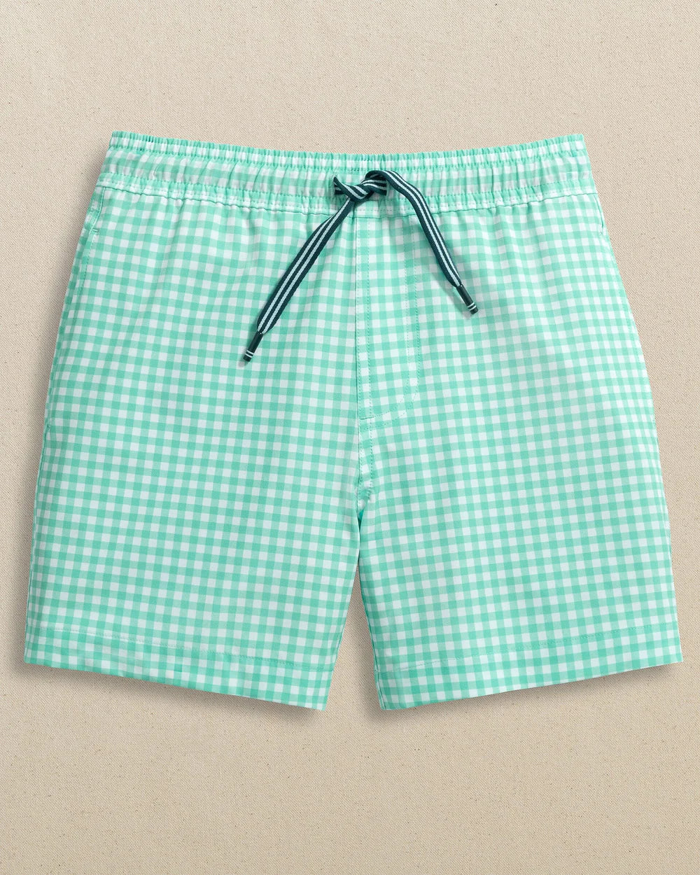 Southern Tide Youth Pelican Bay Gingham Swim Trunks