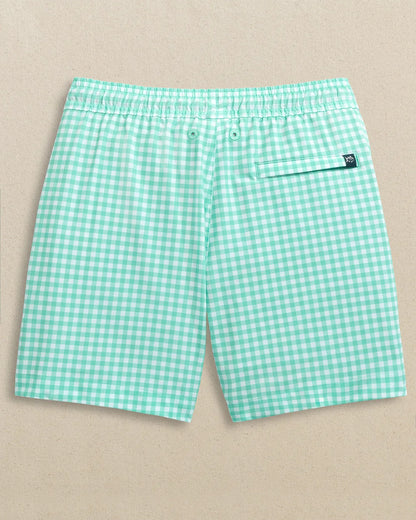 Southern Tide Youth Pelican Bay Gingham Swim Trunks
