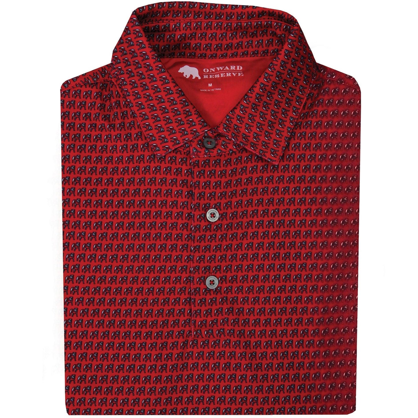 Onward Reserve Standing Bulldog Printed Polo