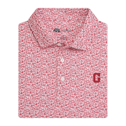 Onward Reserve Georgia Icons Printed Performance Polo