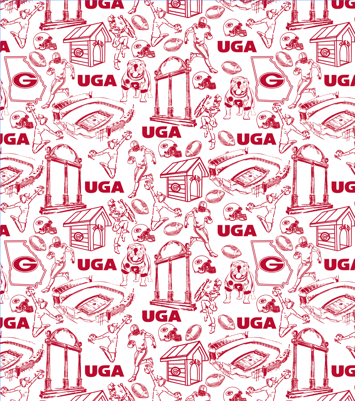 Onward Reserve Georgia Icons Printed Performance Polo