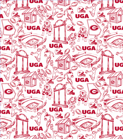 Onward Reserve Georgia Icons Printed Performance Polo