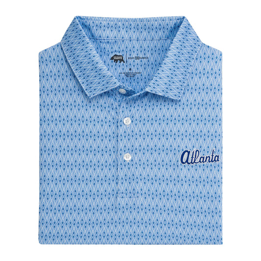 Onward Reserve Atlanta Braves Retro Feather Perf Polo