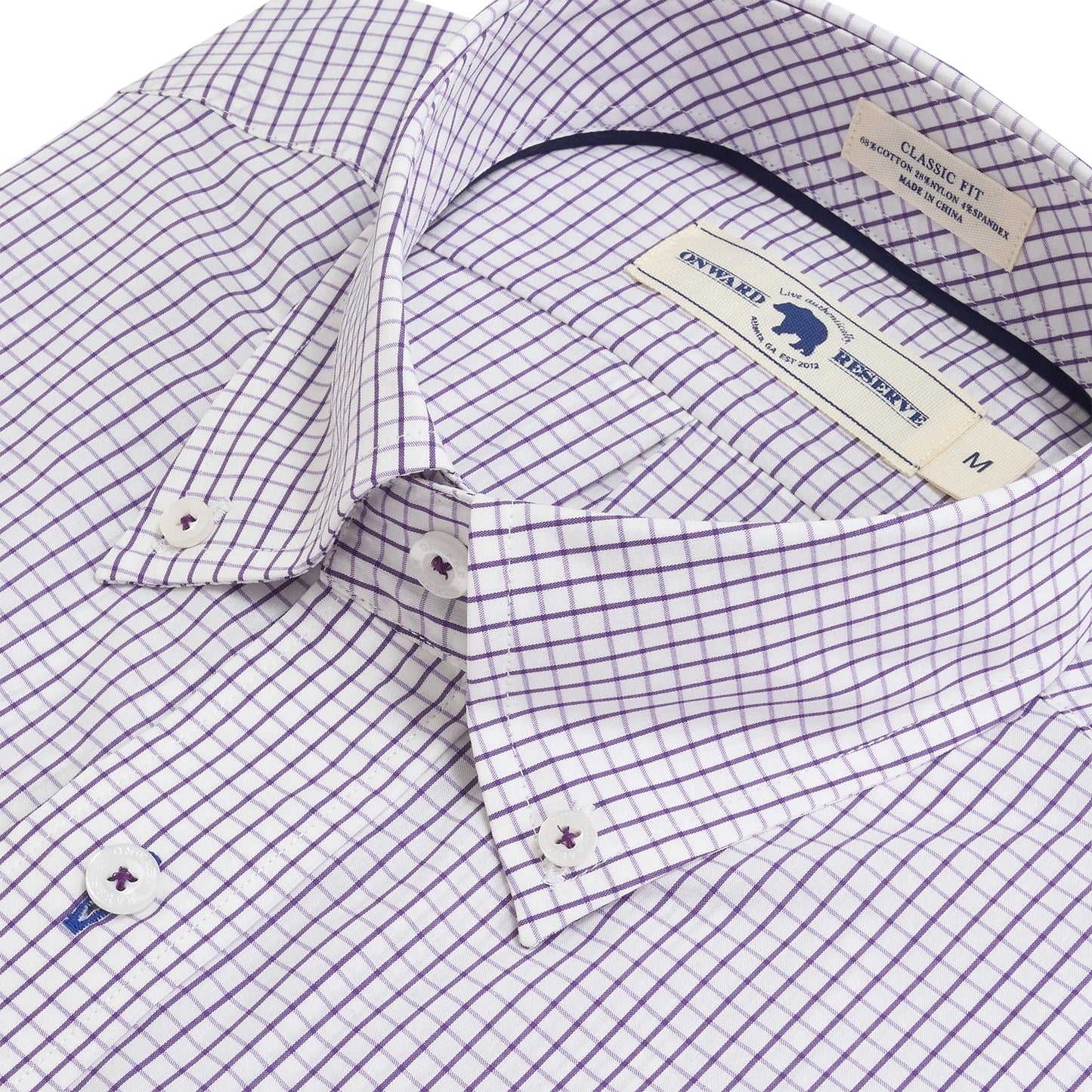 Onward Reserve Tattersall Classic Fit Quad Woven