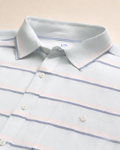 Southern Tide Double Cloth Sunset Bay Striped Sportshirt